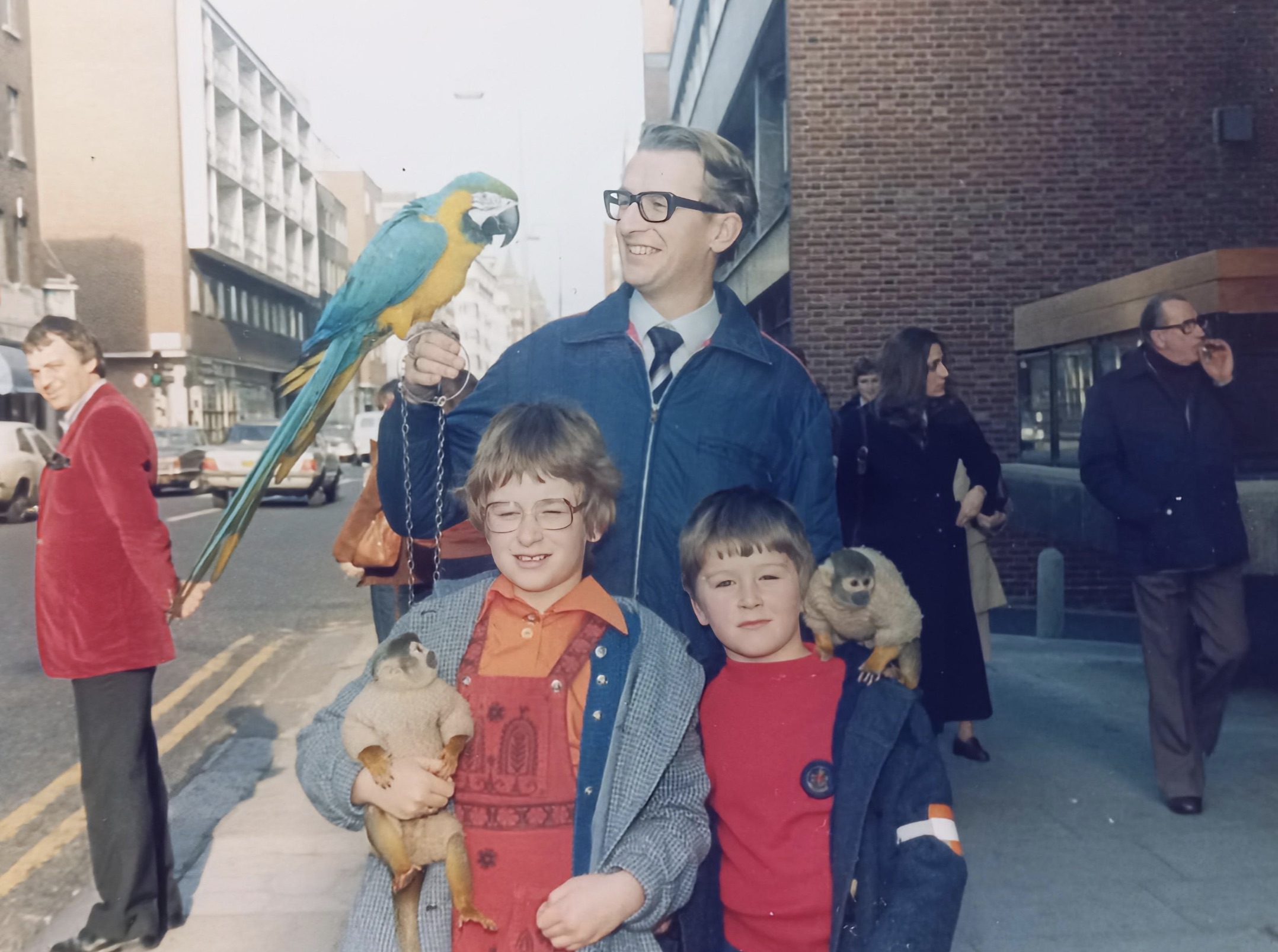 Family in London, late 1970s